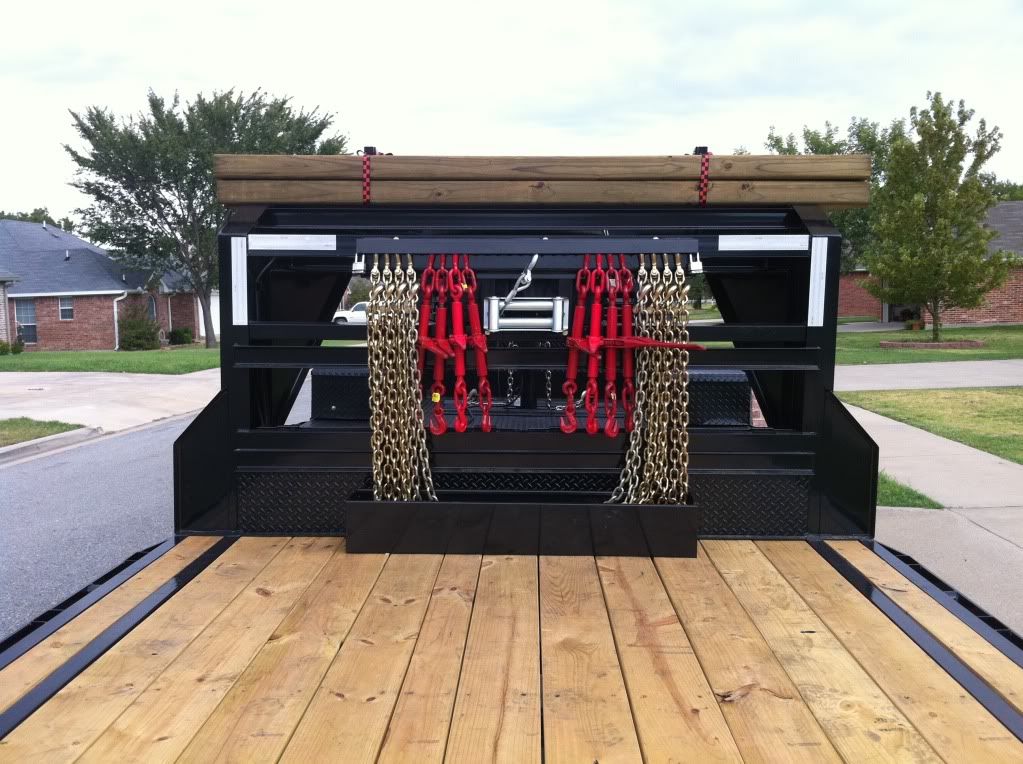 B&S New Trailer with Chain Storage option