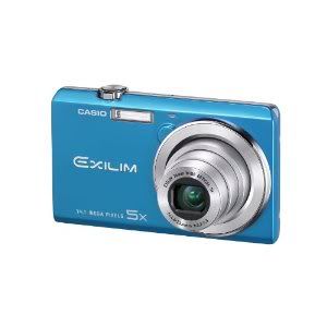 Casio Exilim EX-ZS10 Blue 14 MP Stylish and Slim Digital Camera with 5x Wide-Angle Zoom and 720p HD Video Capture
