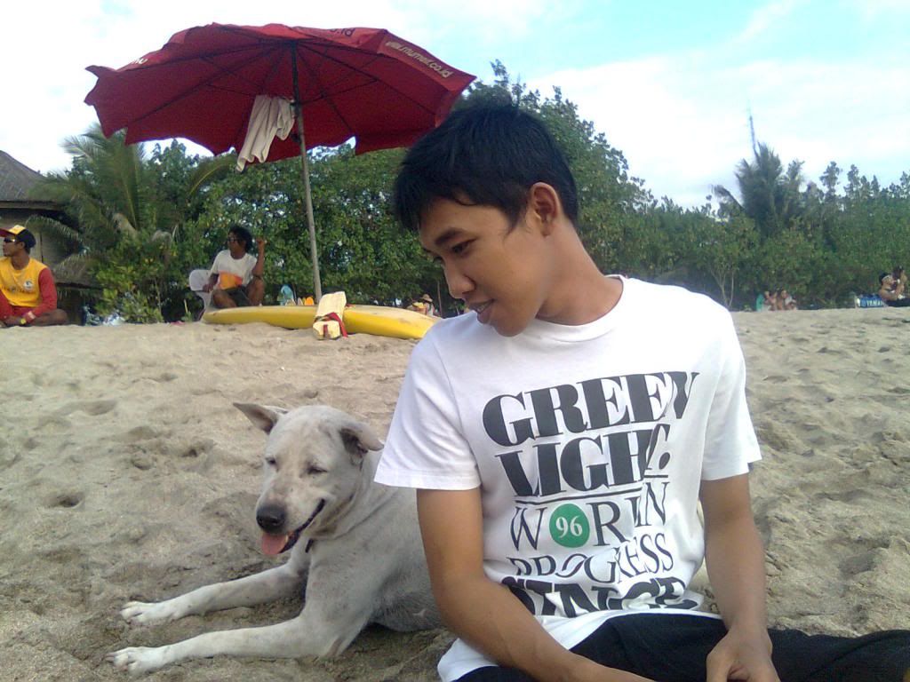 petel dengan teman baru