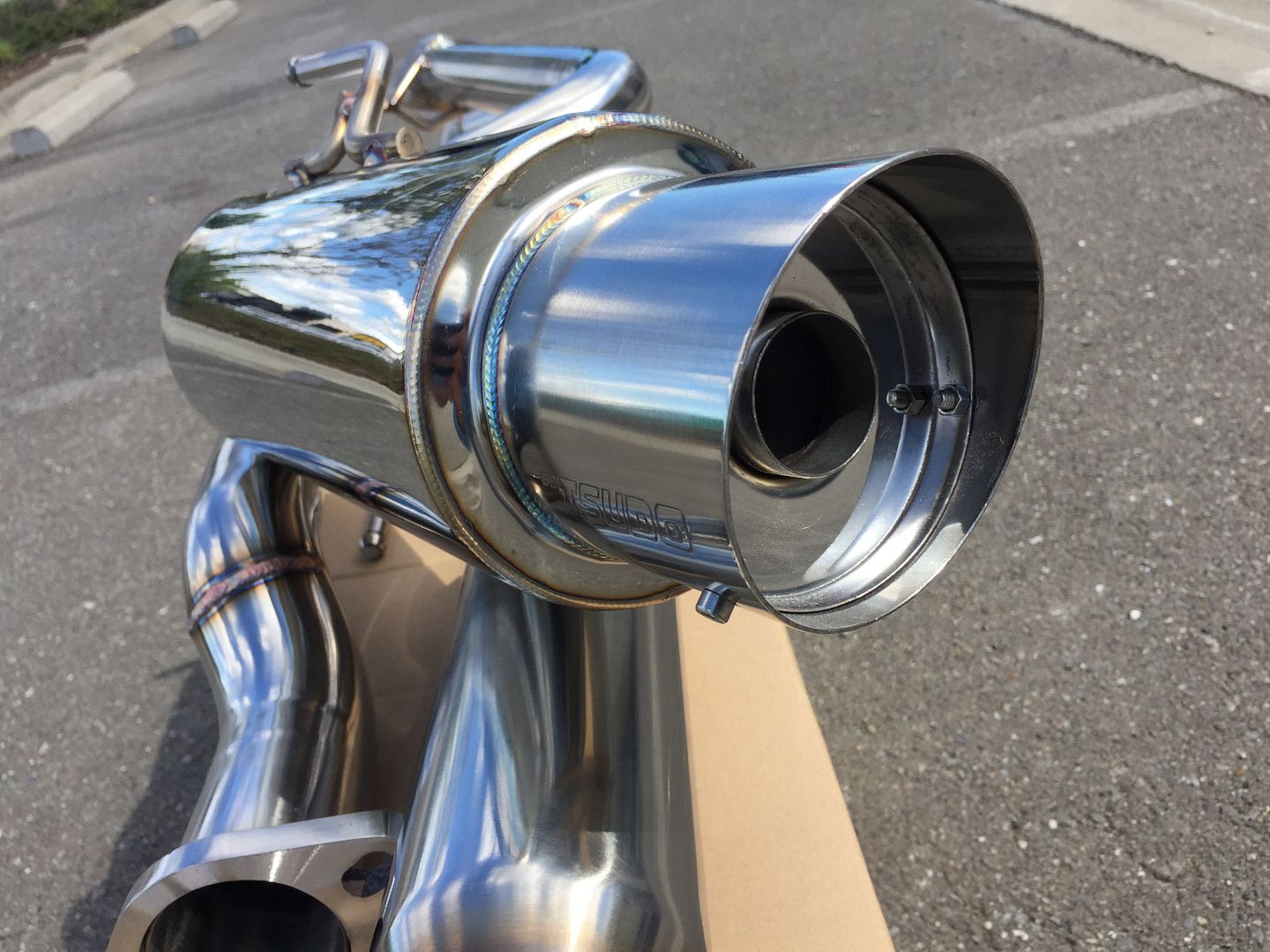 SCION TC 2014 TSUDO S2 PERFORMANCE CATBACK EXHAUST SLANTED ...