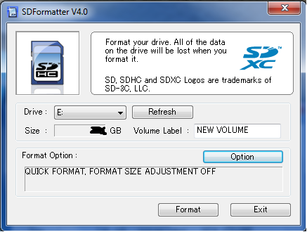 SD Formatter