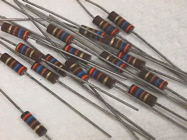Arrow-Electronics-1-2W-360-ohms-5-carbon-comp-resistors-lot-100