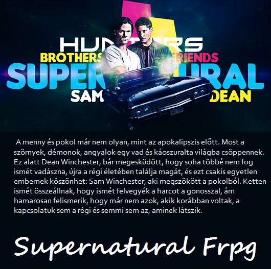 Supernatural FRPG