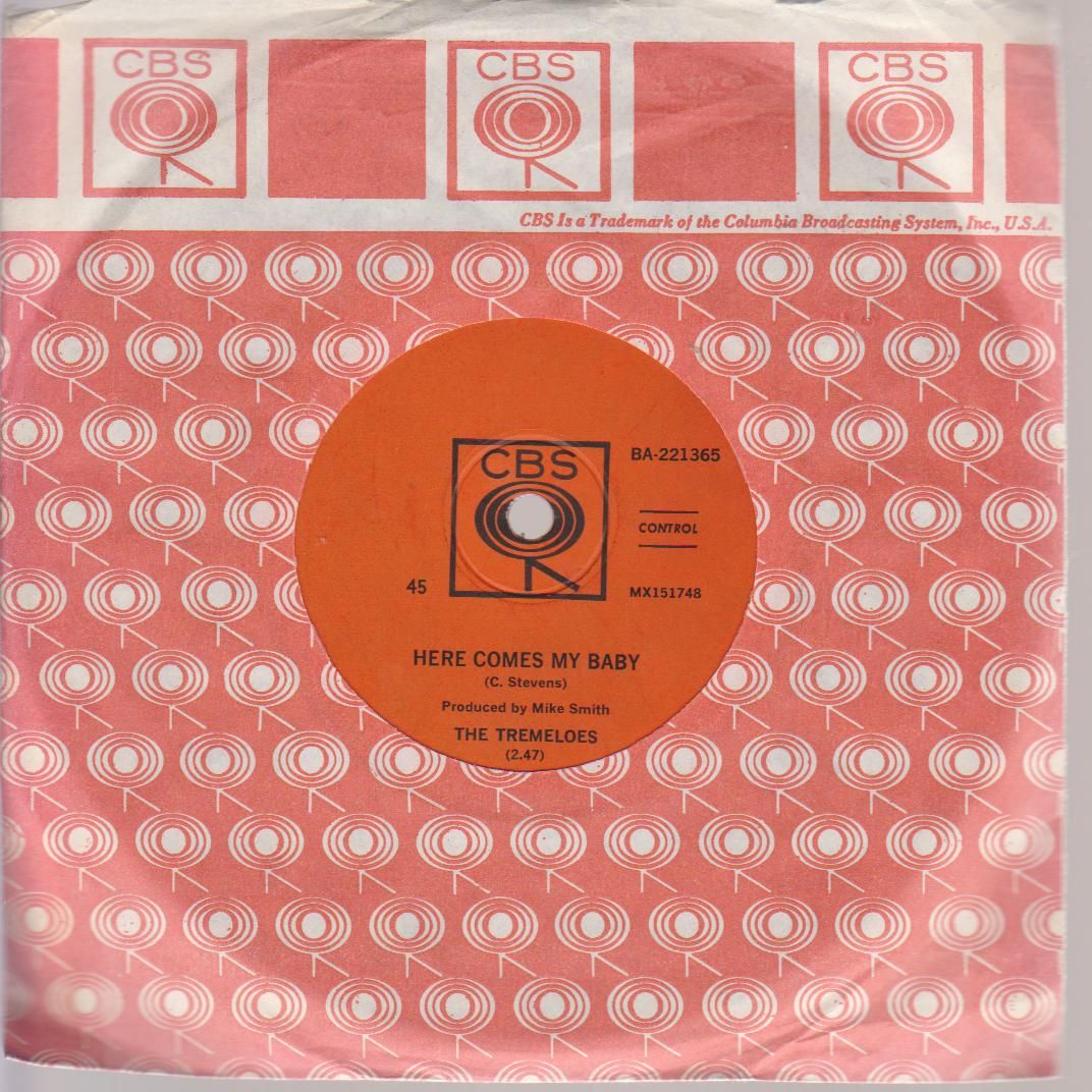 Tremeloes - Here Comes My Baby/gentleman Of Pleasure