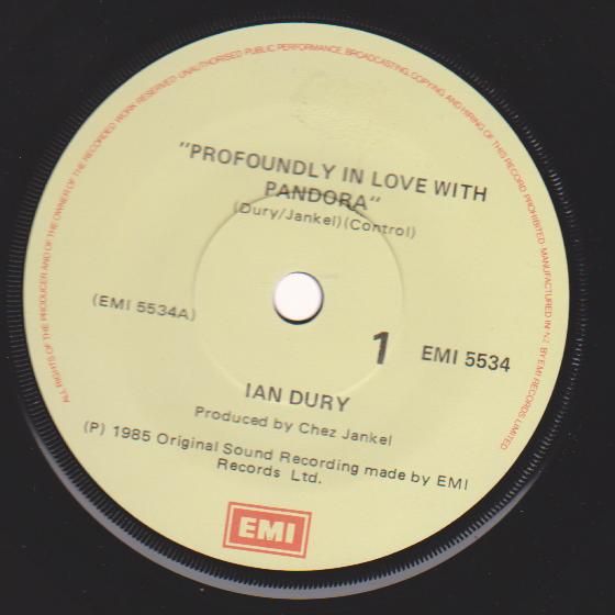 Dury, ian & Blockheads - Profoundly In Love With Pandora/eugenius-you're A Genious