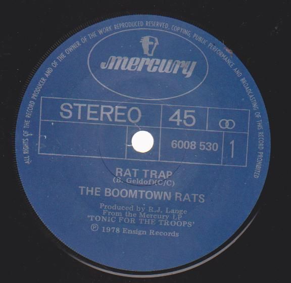 Boomtown Rats - Rat Trap/so Strange