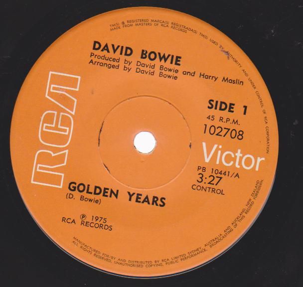 Bowie, david - Golden Years/can You Hear Me