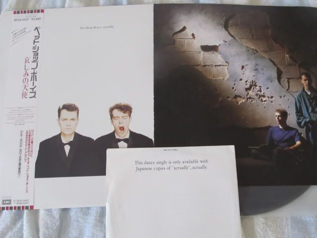Pet Shop Boys - Actually-japan + Free 7"