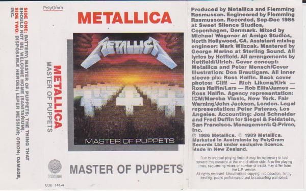 Master Of Puppets - Metallica