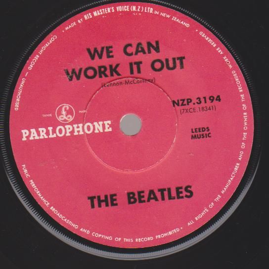 Beatles - We Can Work It Out/day Tripper