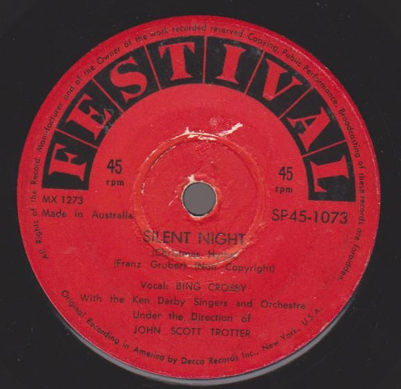 Crosby, bing - Silent Night/adeste Fideles Album