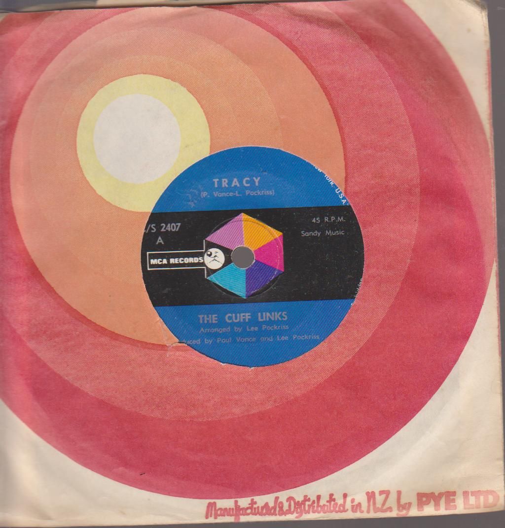 Cuff Links Tracy Records, Vinyl and CDs Hard to Find and OutofPrint