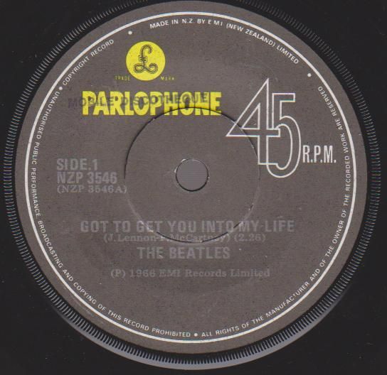 Got To Get You Into My Life/helter Skelter - Beatles