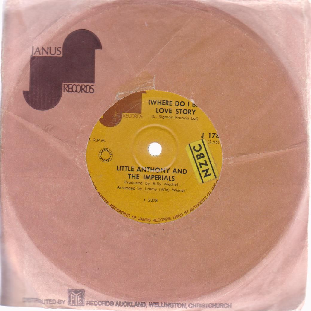 Little Anthony & The Imperials - Where Do I Begin-love Story/there's An Island