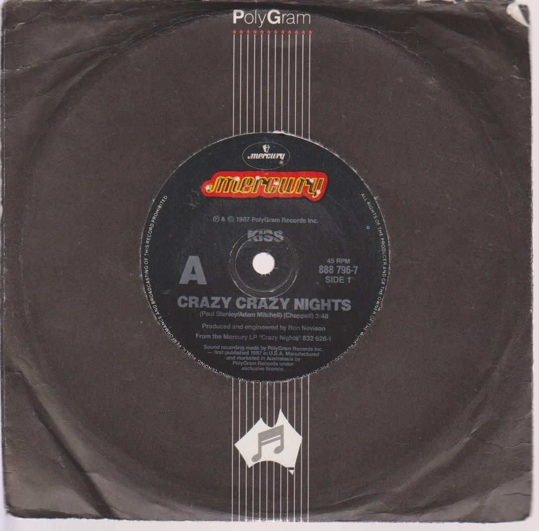 Kiss - Crazy Crazy Nights/no No No