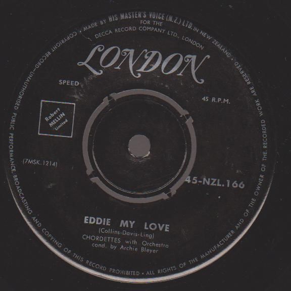 Chordettes - Eddie My Love/our Melody