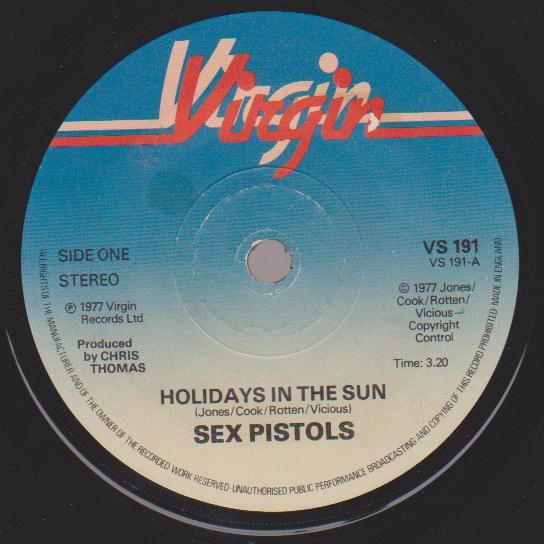 Sex Pistols - Holidays In The Sun/satellite