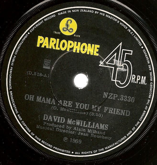 Mcwilliams, david - Oh Mama Are You My Friend/i Love Susie In The Summer