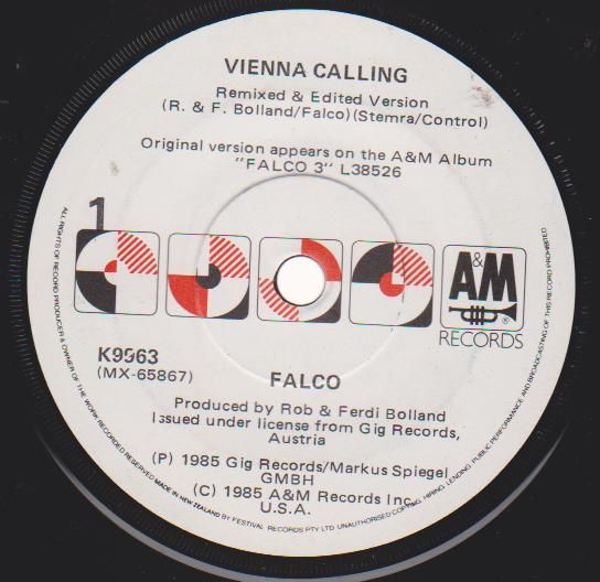 Vienna Calling/tango The Night - Falco