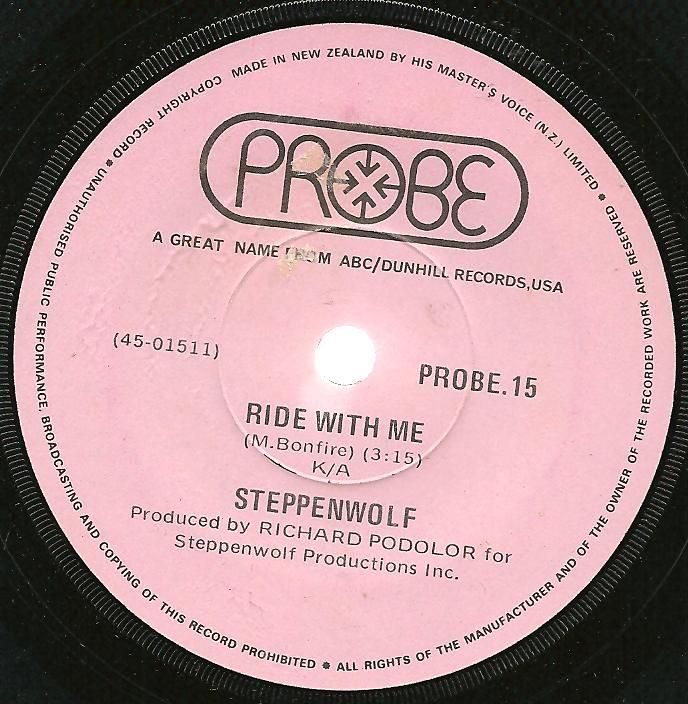 Steppenwolf - Ride With Me/for Madmen Only