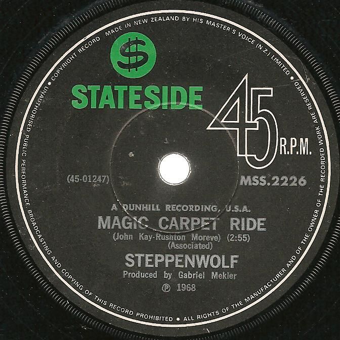 Steppenwolf - Magic Carpet Ride/sookie Sookie