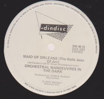Orchestral Manoeuvres In The Dark - Maid Of Orleans/of All The Things We've Made/navigation
