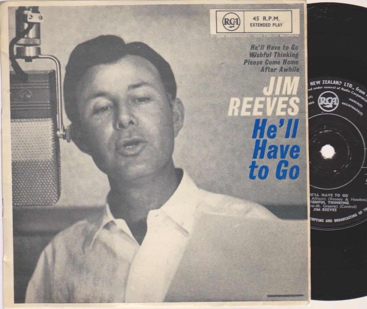 Reeves, jim - He'll Have To Go,ep
