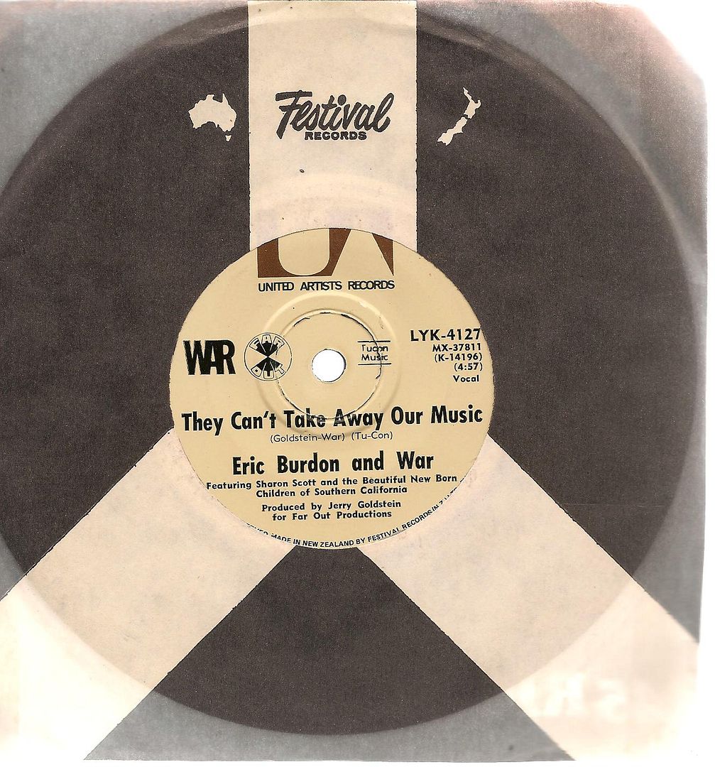 Burdon, eric & War - They Can't Take Away Our Music/home Cookin'
