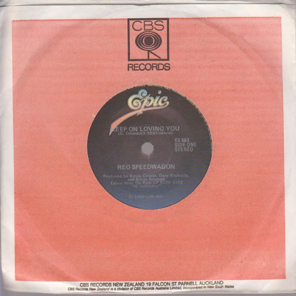 Reo Speedwagon - Keep On Loving You/follow My Heart Record