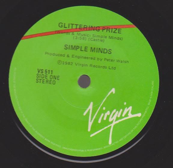 Simple minds glittering prize cover