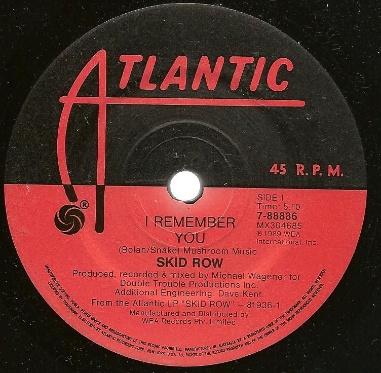 Skid Row - I Remember You/makin' A Mess