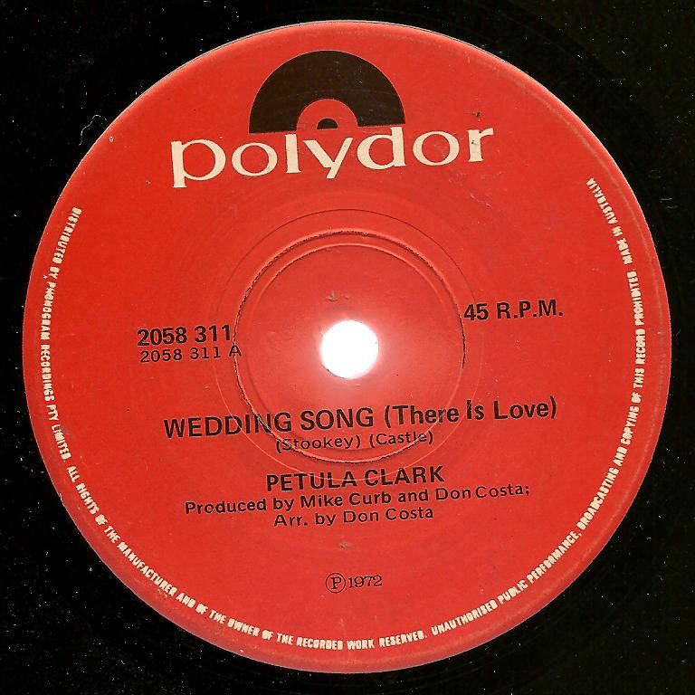 Clark, petula - Wedding Song/my Guy