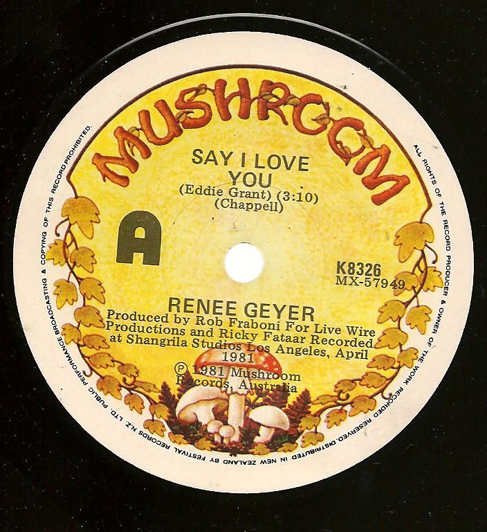 Geyer, renee - Say I Love You/bad Side Of The Blues