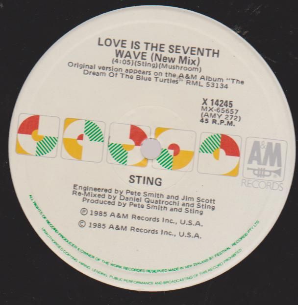Sting - Love Is The Seventh Wave-new Mix/consider Me Gone-live