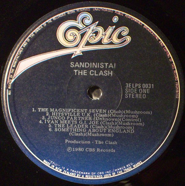 Clash - Sandinista! Album
