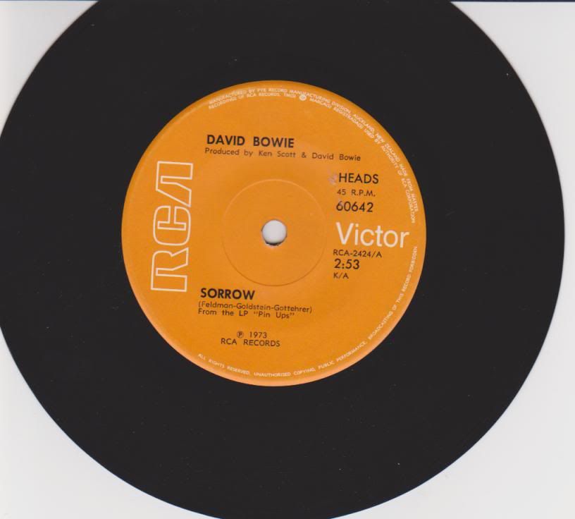 Bowie, david - Sorrow/amsterdam Album
