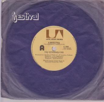 Stranglers - 5 Minutes/rok It To The Moon-rare New Zealand 45