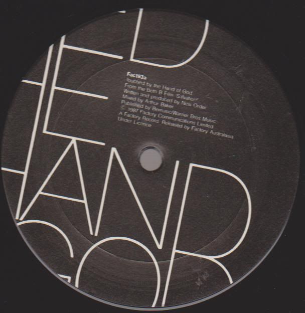 New Order - Touched By The Hand Of God/touched By The Hand Of Dub