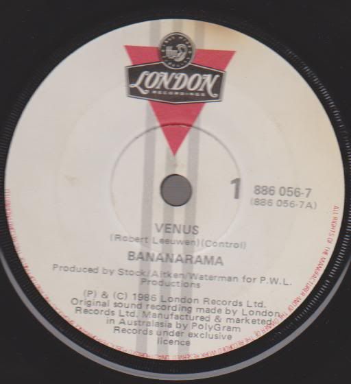 Bananarama - Venus/white Train Record