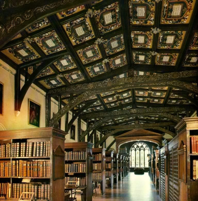 Самые красивые и известные высшие учебные заведения мира Bodleianlibrary
