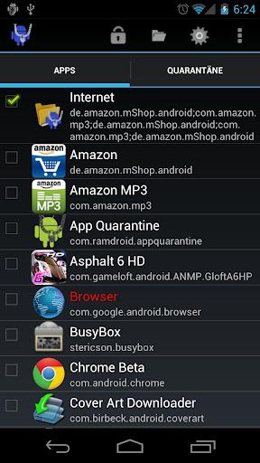 App Quarantine Pro ROOT/FREEZE 2.3 (Android)