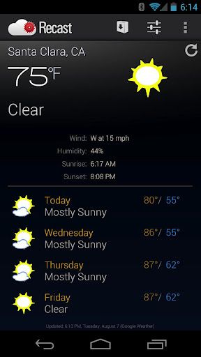 6c8a617c Recast Weather and Widgets 1.0.5 (Android) APK