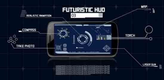 89240fb9 Iron HUD : Futuristic Vision 1.0.4 (Android)
