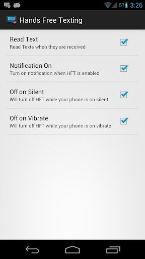 bba6bf01 HFT (Hands Free Texting) 1.1.1 (Android)