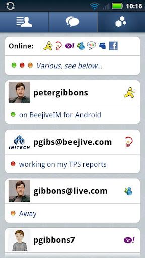 e3fc3337 Beejive IM   Instant Messenger 4.0 (Android)