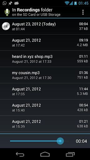 eb9ce518 Hi Q MP3 Voice Recorder Full 1.10.3 (Android) APK