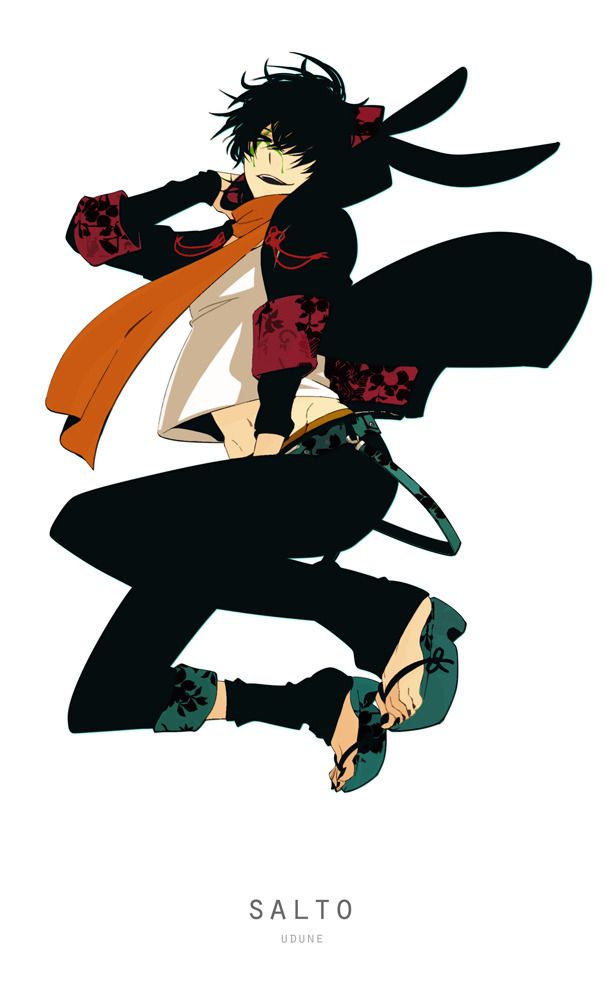 Anime Boy Original Black Hair Short Hair Usagimimi Rabbit Hoodie