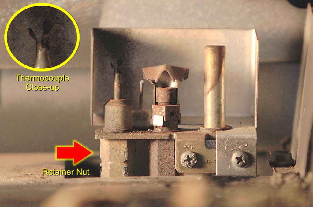 Thermocouple Nut Problem W Gas Fireplace Appliances Diy