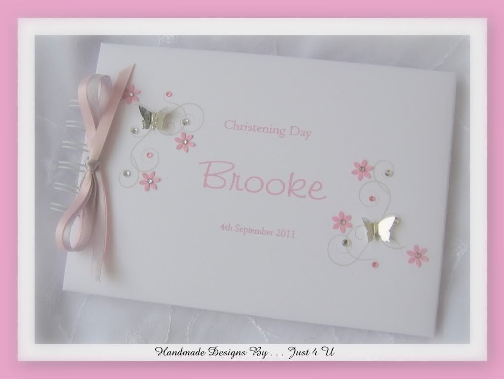 PERSONALISED CHRISTENING/ NAMING DAY /GUEST BOOK eBay