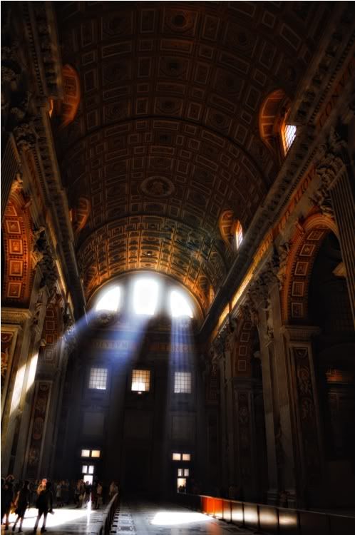 Inside St. Peter's Basilica